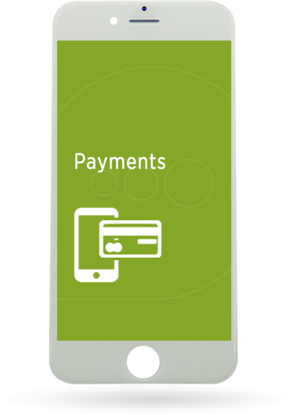 Phone Image with Payments Feature Text