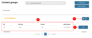 Contacts - Add manual contact 1 - Cadoo
