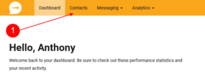 Navigation - Contacts - Cadoo